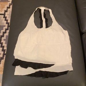 Aryn K Accordion Pleated Sleeveless Top